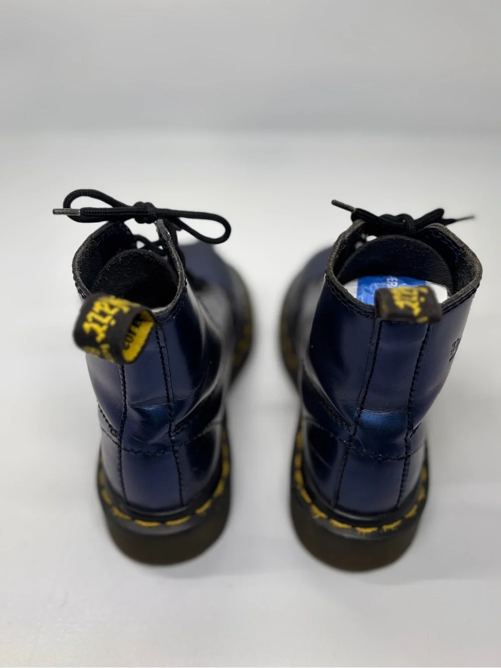 Dr. Martens Made in England 1460 Navy Blue 8-Eye Boots Kids 13